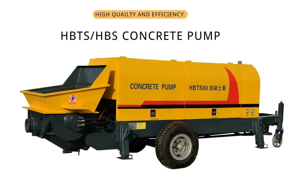 Mobile Trailer Concrete Pump 1