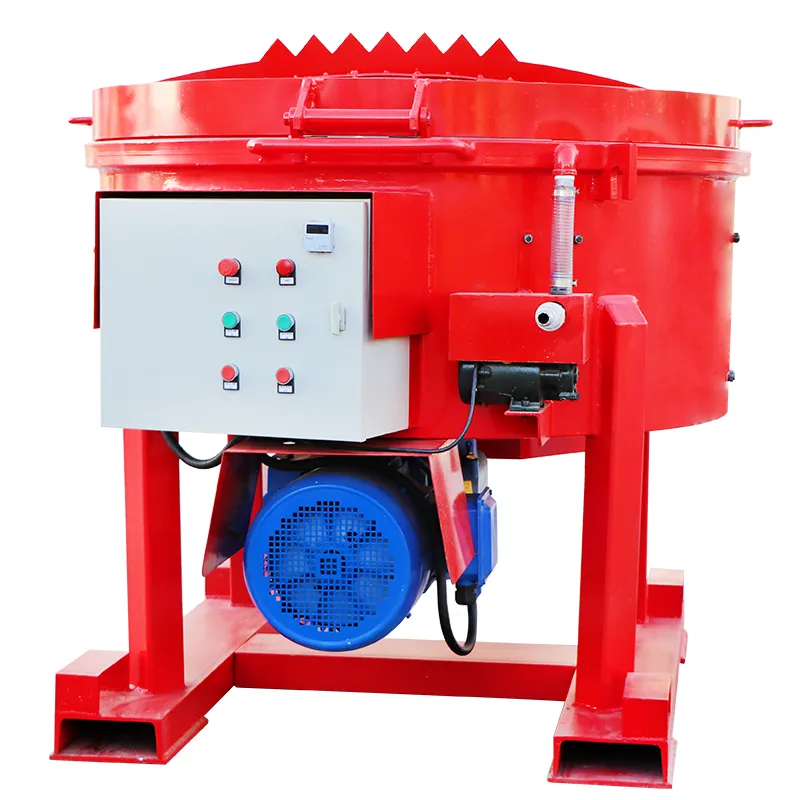 500kg Portable Electric Castable Refractory Concrete Pan Mixer