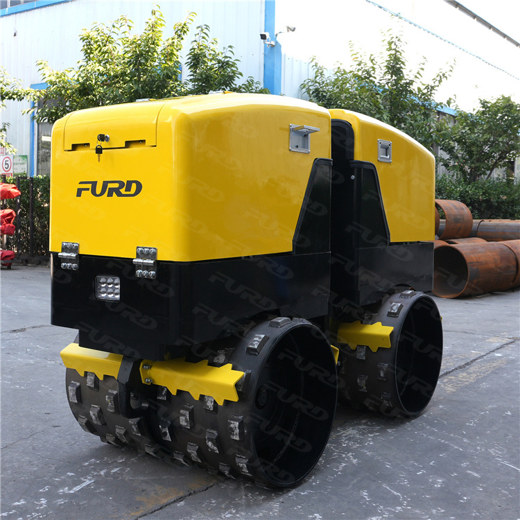 Smart Remote Controlled Trench Roller Vibratory Road Roller