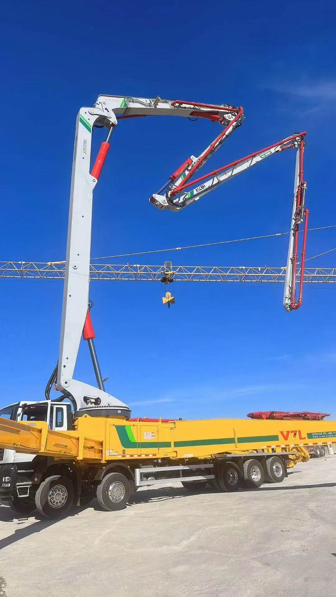 China Top Brand Schwing Diesel Engine Cement Pump Truck 62m 69m 72m 75m Truck-Mounted Concrete Pump Hb62V Hb69V Hb72V Hb75V