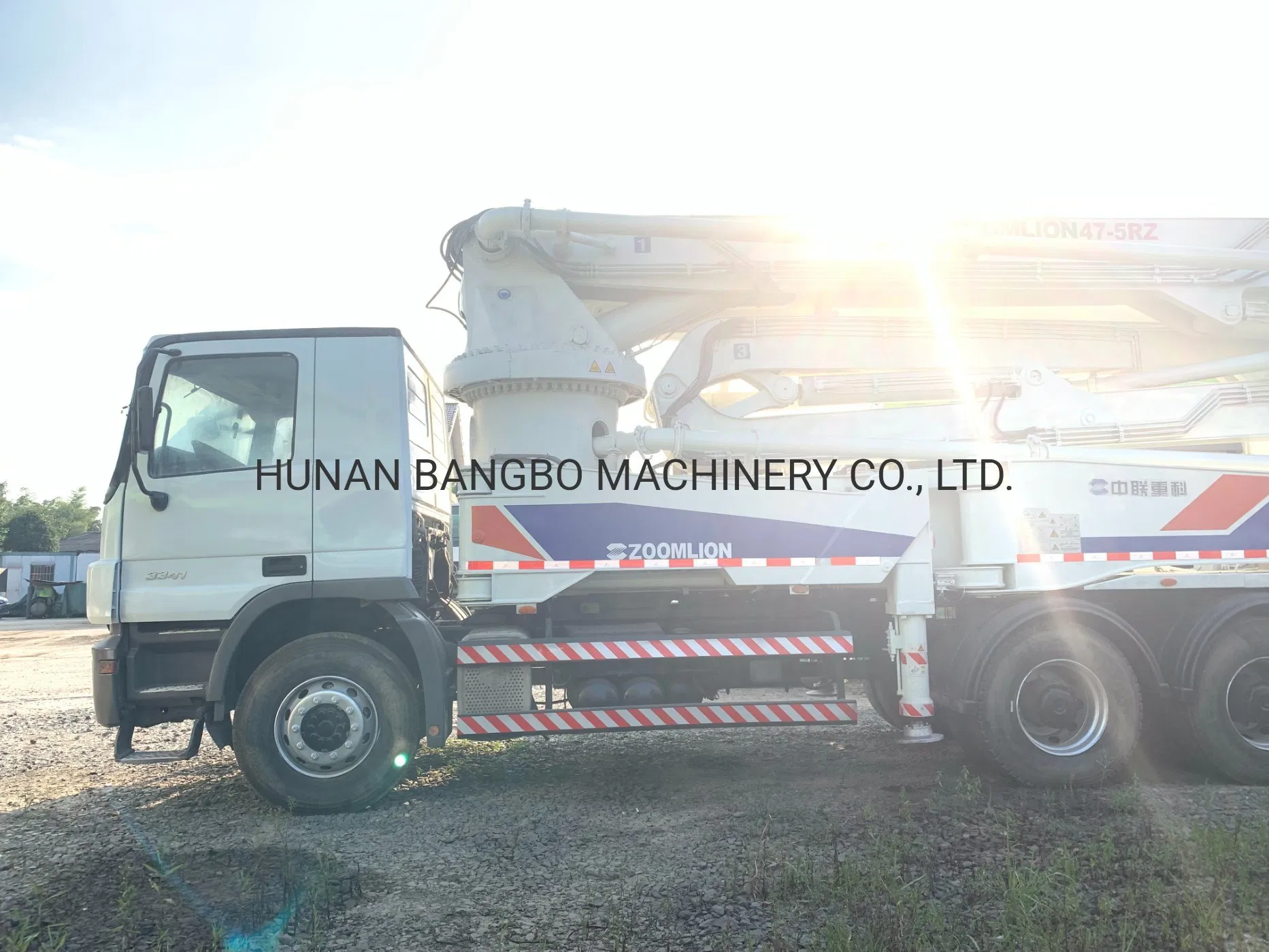 300kw 47m Diesel Machinery Concrete Equipment Concrete Placing Boom Pumper Machine Renewed Truck Mounted Concrete Pump
