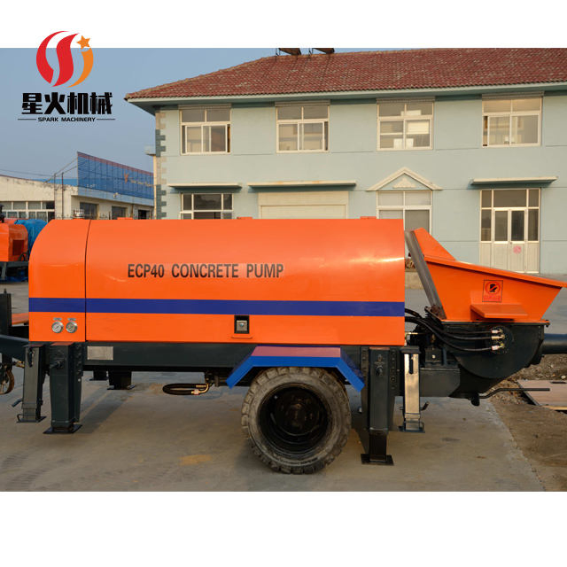 Small Portable Electric Engine Truck Mounted Concrete Mixer Pump