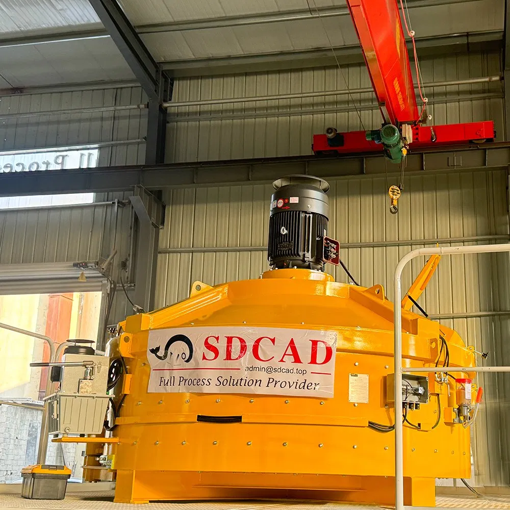 New Design Concrete Pan Mixer Planetary Concrete Vertical Shaft Planetary Mortar Mixer Mezcladora De Concreto for Sale