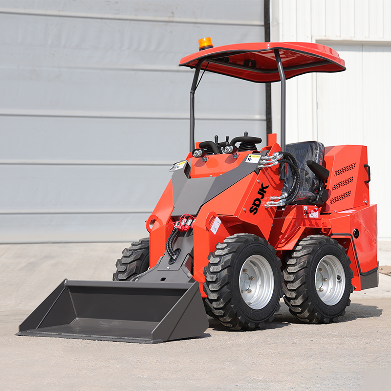 Free Shipping Mini Skid Steer Loader 2 Ton 3 Ton 5 Ton Cheap Wheel Loader Small Front End Articulated Multifunctional Mini Skid Steer Loader Factory Price