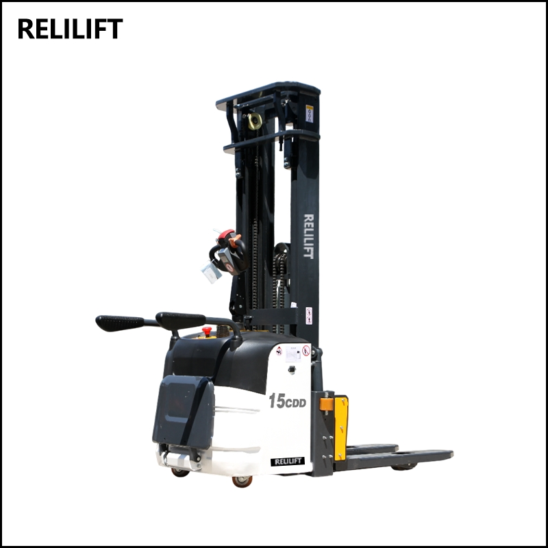 Sit Down New Forklift 1.5 Ton 2 Ton Walkie Hangcha Heli Manitou 4.5m Portable Small Mini Hydraulic Two Triple Mast Self Loading Pallet Truck Electric Stacker