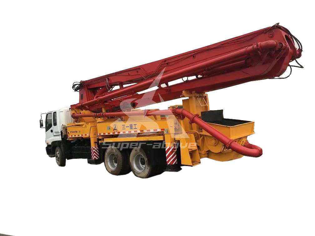 Truck Mounted Pump for Concrete with 37m Pump Height with High Quality