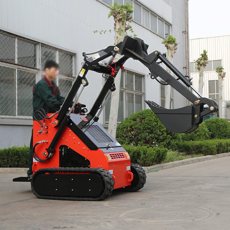 Mini Compact Wheel Loader Small Front End Hydraulic Ariticulated Mini Load Track Skid Steer Used Backhoe Crawler Excavator Mini Loader Gasoline Mini Loader