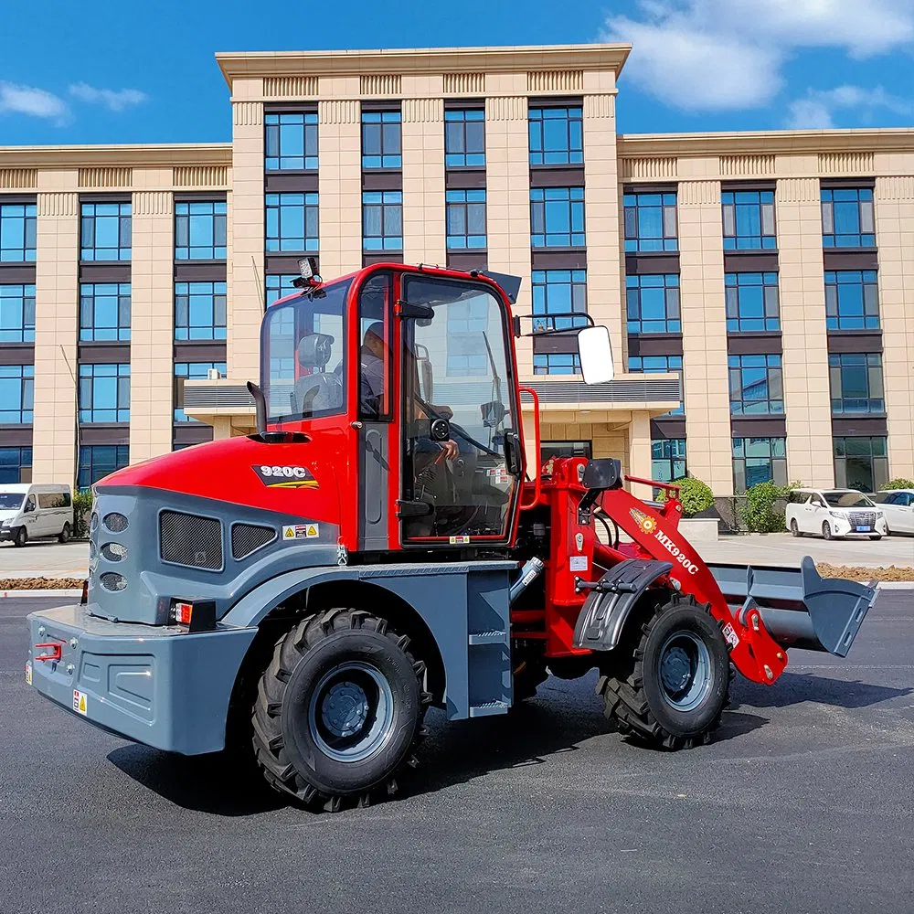 Small Articulated 1.5 Ton 1 Tone 0.8 Ton Cheap Mini Wheel Diesel Engine EPA Euro 5 Compact CE Front End Loader Price