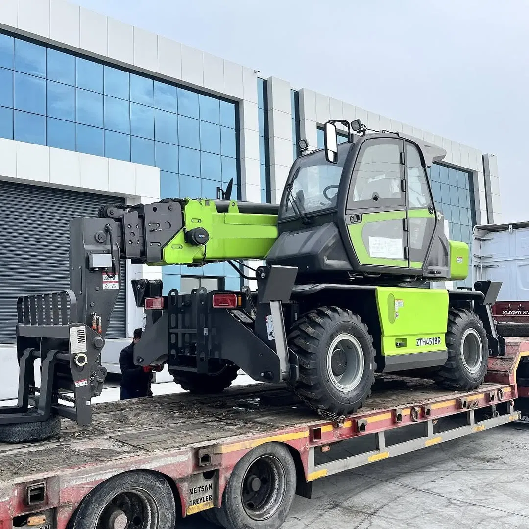 CE Certificated Zoomlion 18m Height Telehandler Forklift Zth4518r 4.5ton Telehandler with Telescopic Boom for Sale