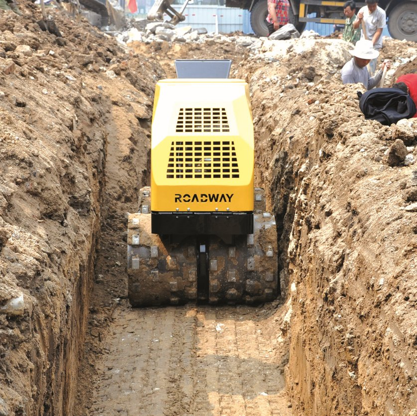 1.5 Ton Stage 5 Vibratory Compactor Remote Control Trench Road Roller