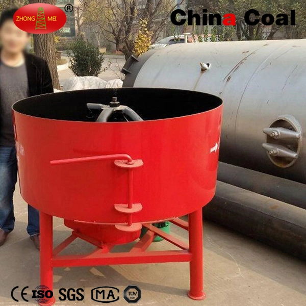 Pan Type Electric Horizontal Portable Concrete Cement Mixer Machine