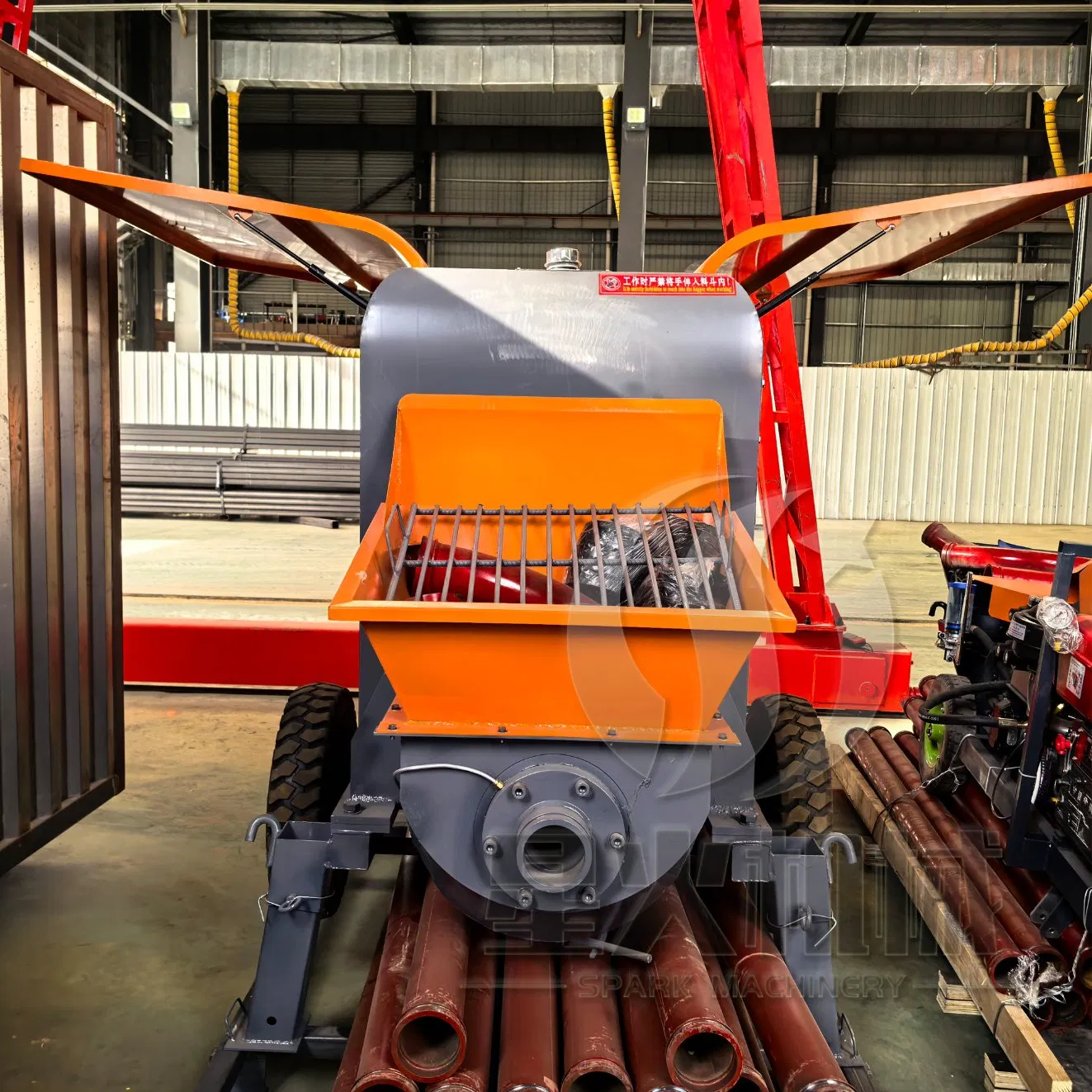 Small CE Hbt 22-20 Mini Portable Construction Truck Mounted Concrete Pump Trailer Pumping Equipment Pipe Flow Monitoring System