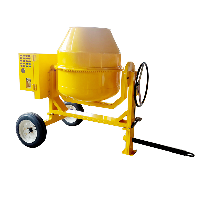 1m3 Towable Diesel Electric Motor Portable Small Mini Concrete Pan Mixer Price in Nigeria Dubai