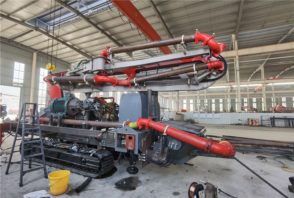 18m 21m 25m Crawler Swing Concrete Truck Mounted 18m Trailer Type Boom Pump