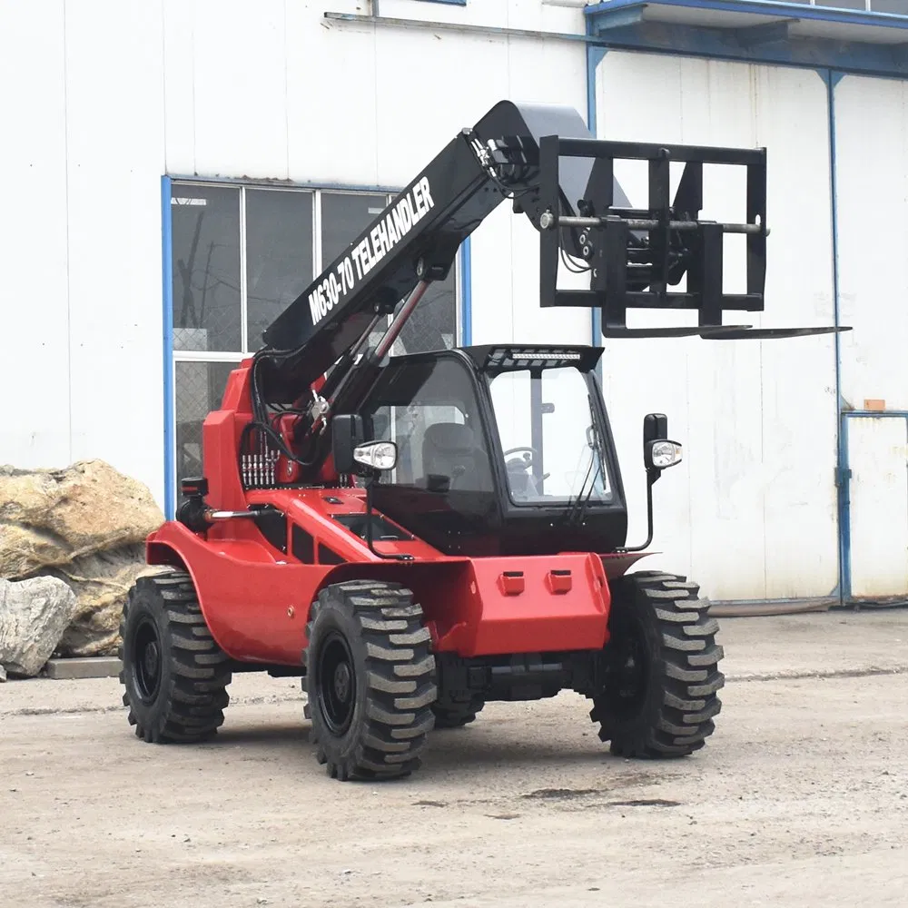 Honest Machinery China Telescopic Boom Forklift Loader 3ton 3.5ton Steel Camel M630-70 Mini Small Compact Farm Machinery Telescopic Handler Telehandler for Sale