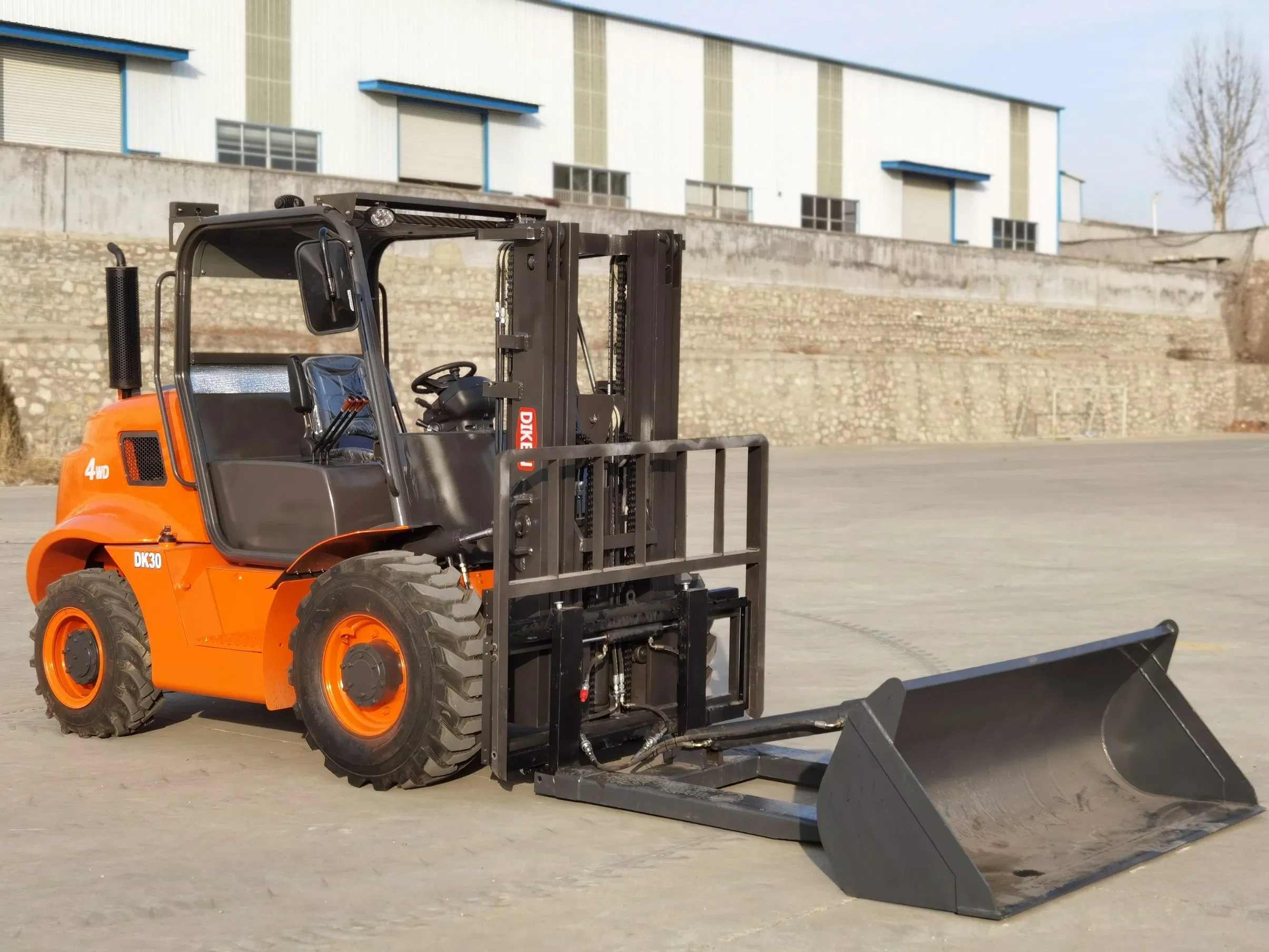 3000kg/3ton All Rough Terrain 4X4wd off-Road Forklift