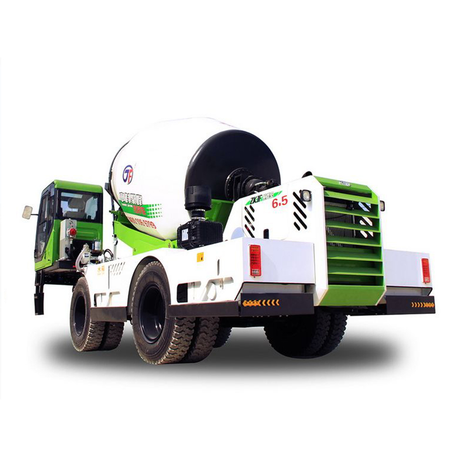 Sqmg Self Load Cement Pan Mixer Compact Mobile Self Loading Concrete Mixer Equipment