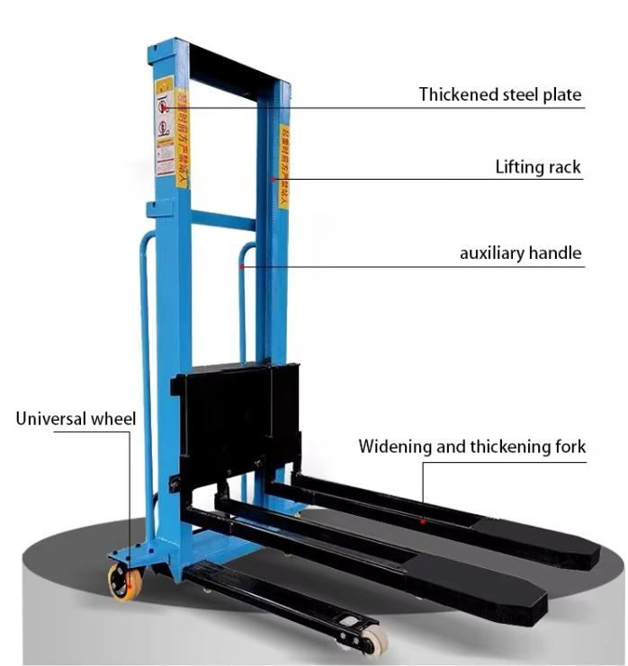 High Quality Full Electric Pallet Stacker 1000kg 1500kg Self-Lifting Pallet Loader Full Electric Self Loading Stacker Pallet Truck Lift Table