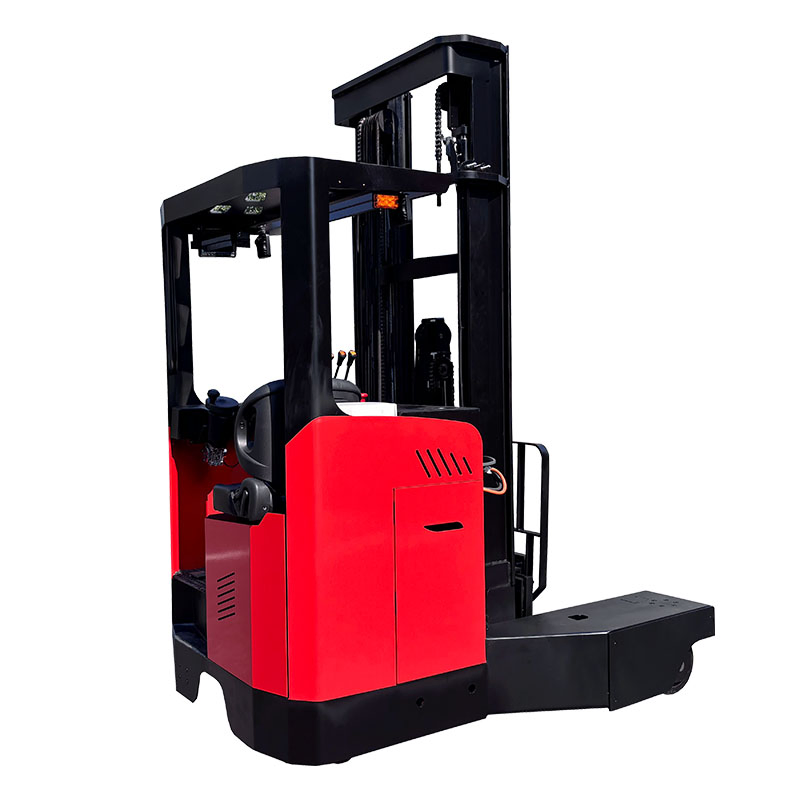 Narrow Aisle 4-Way Forklift Multi-Directional Forklift Warehouse 4 Way Reach Truck