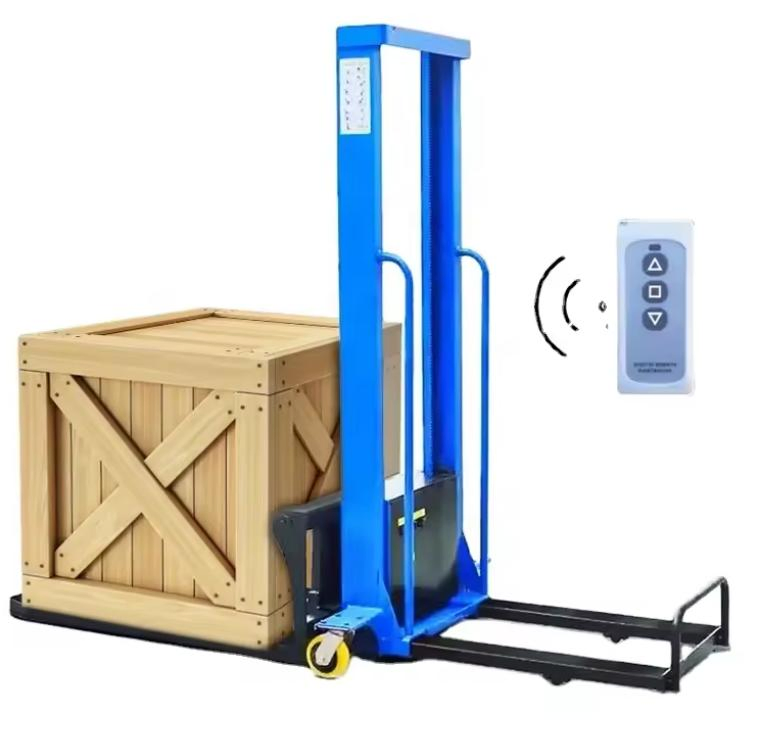High Quality Full Electric Pallet Stacker 1000kg 1500kg Self-Lifting Pallet Loader Full Electric Self Loading Stacker Pallet Truck Lift Table