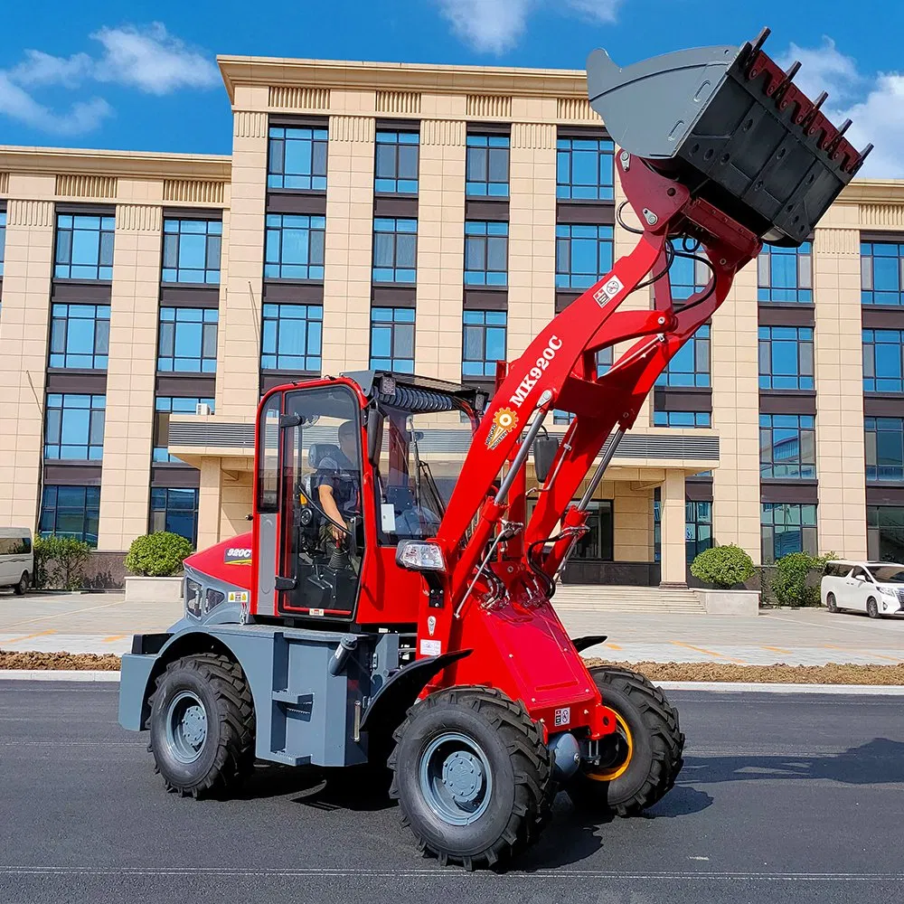 Small Articulated 1.5 Ton 1 Tone 0.8 Ton Cheap Mini Wheel Diesel Engine EPA Euro 5 Compact CE Front End Loader Price