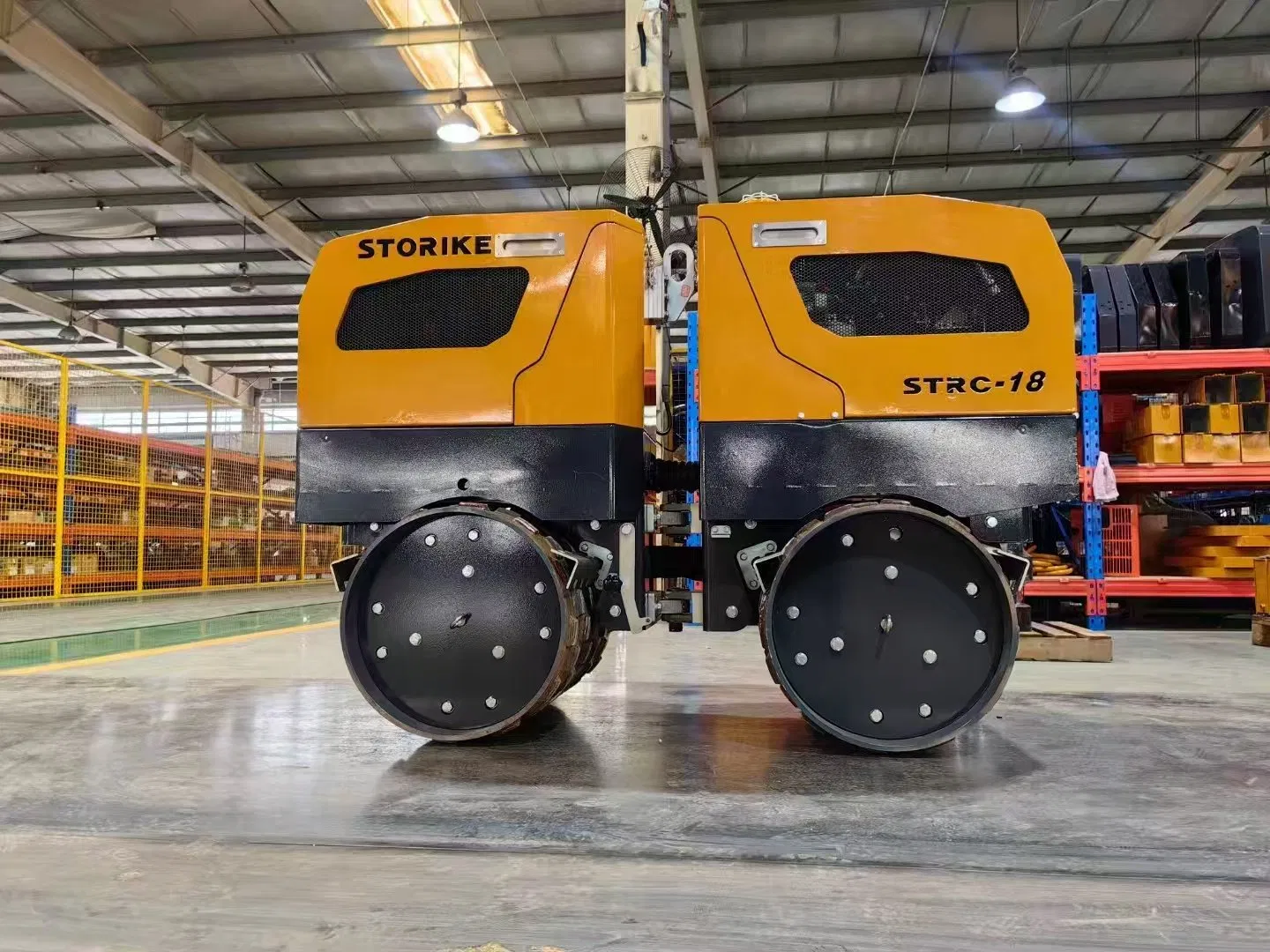 Release Hand 1800kg Road Roller Two Wheels Vibrating Trench Roller