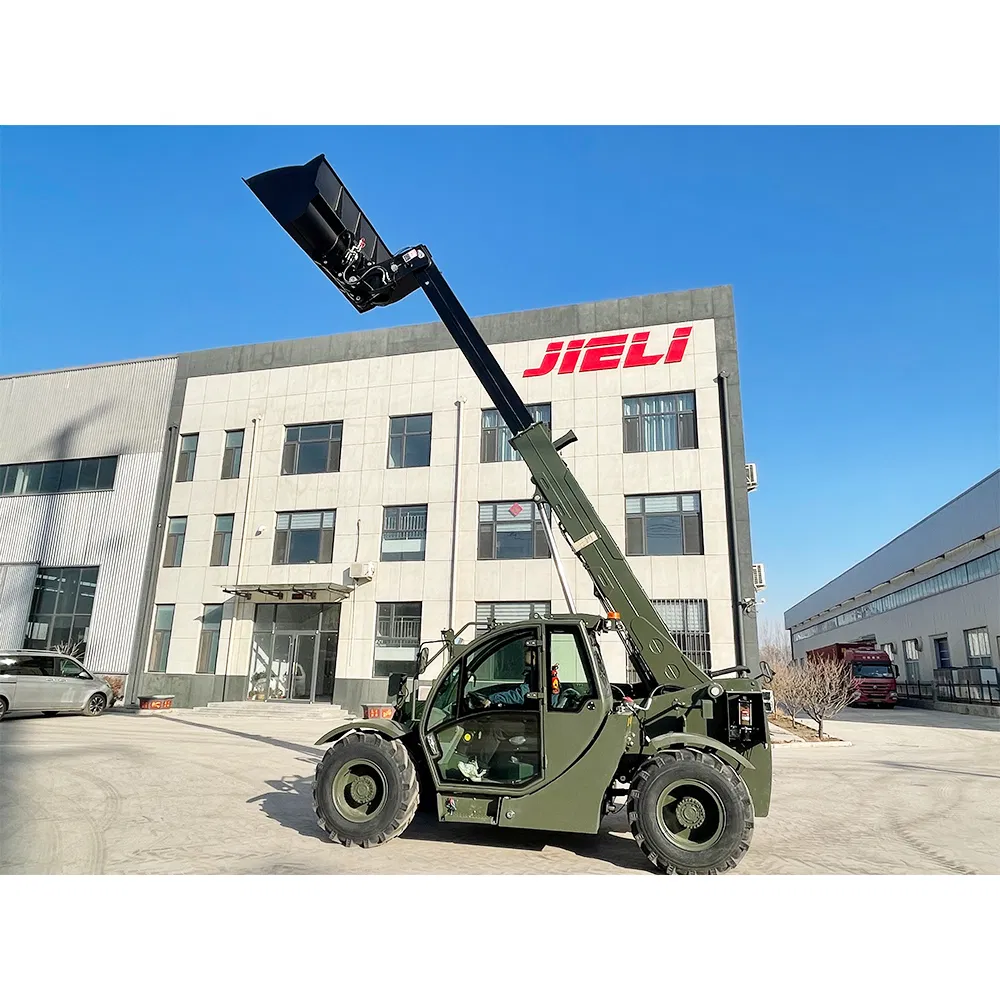 CE EPA Exclusive Technology Center Swing Frame Front Wheel Small Mini Telehandler