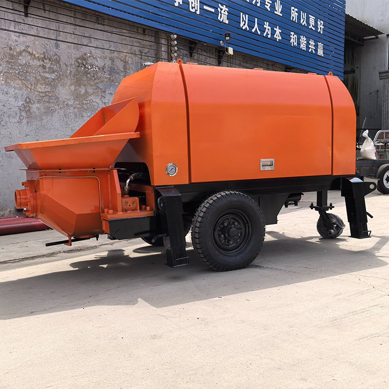 Custom Portable Hydraulic Mounted Diesel Fixed Small Trailer Transfer Hydraulic Cement Concrete Truck Mixer Pump