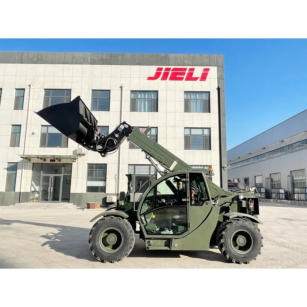 CE EPA Exclusive Technology Center Swing Frame Front Wheel Small Mini Telehandler