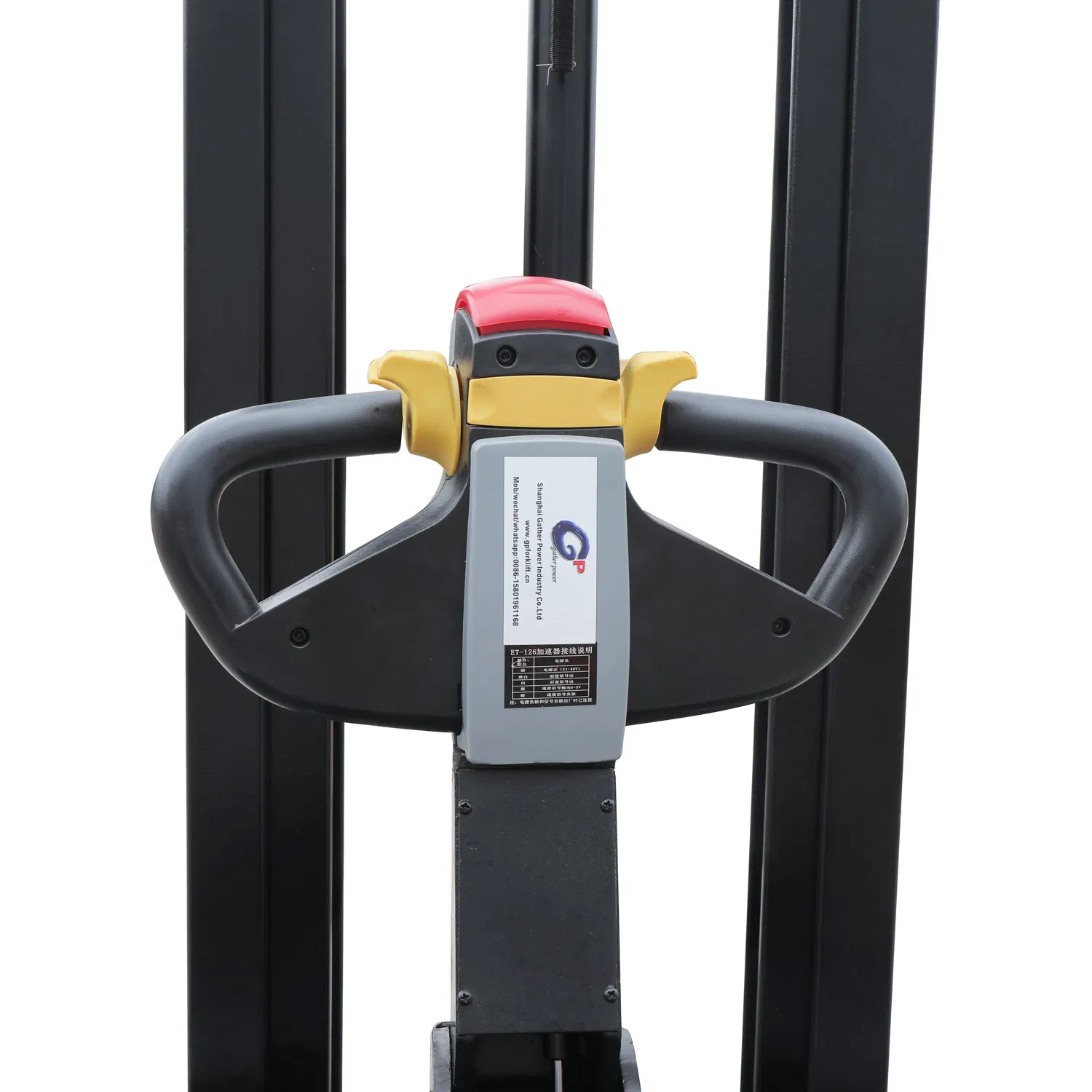 Electric Stacker Truck Pallet Lift Stacker Capacity 1000/1500/2000kg Full Electric Forklift in Warehouse