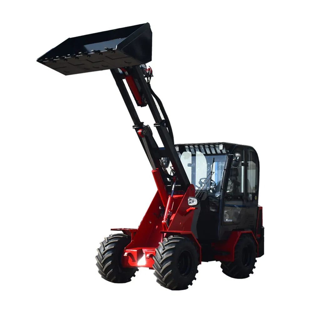 1.5/2ton Articulated Mini Small Compact Wheel Loader Radlader Hoflader with CE