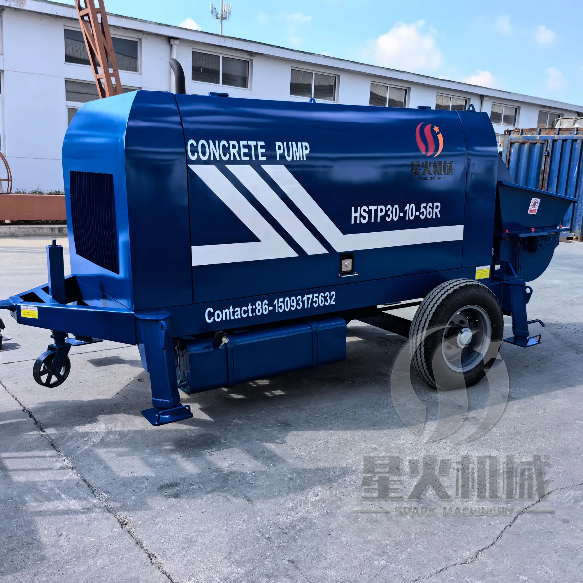 Factory Price 56kw Diesel Electric Small Portable 30m3 40m3 Multifunctional Transporting Mini Mobile Truck Mounted Trailer Concrete Pump Machine