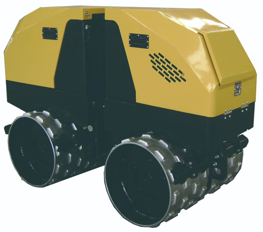 Heavy-Duty Double Steel Wheels with Remote Control Trench Roller