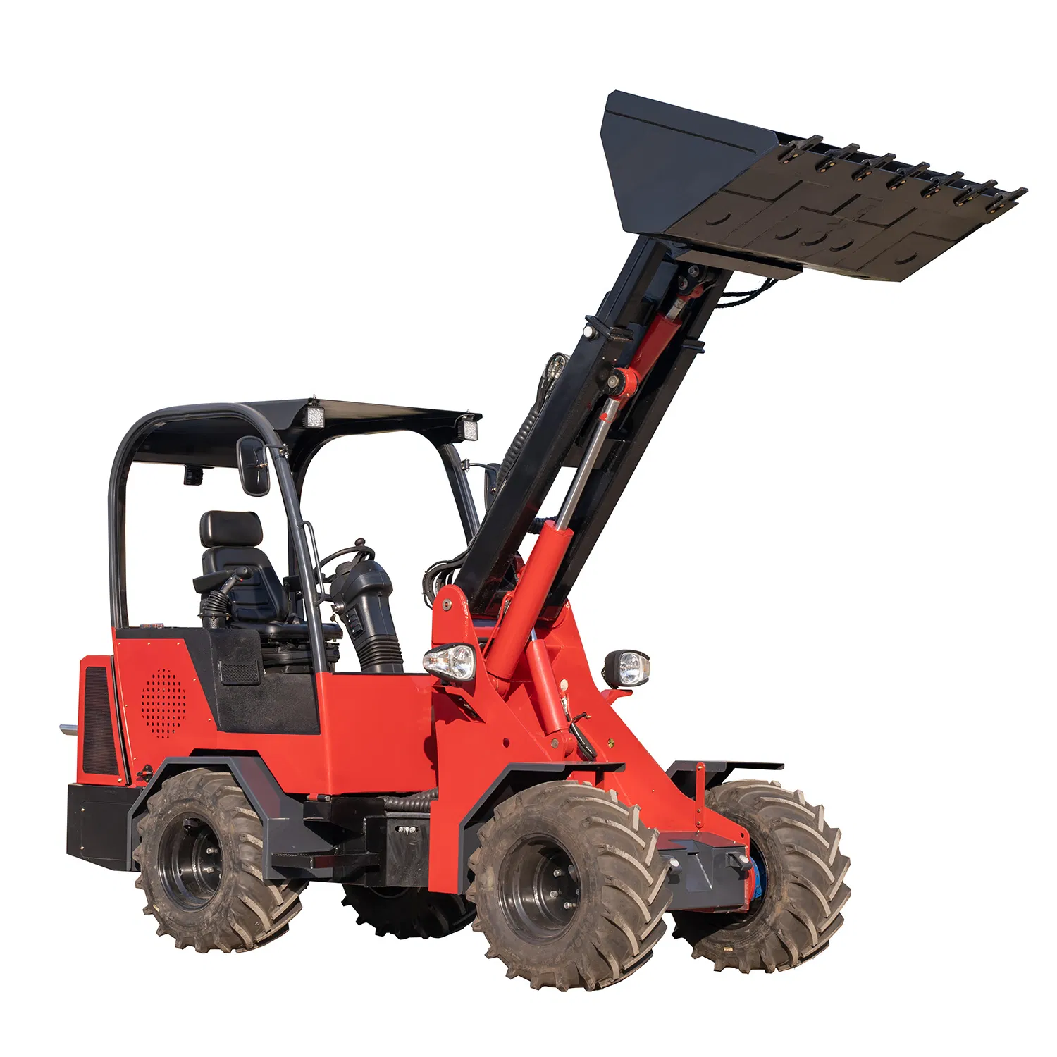 1.5/2ton Articulated Mini Small Compact Wheel Loader Radlader Hoflader with CE