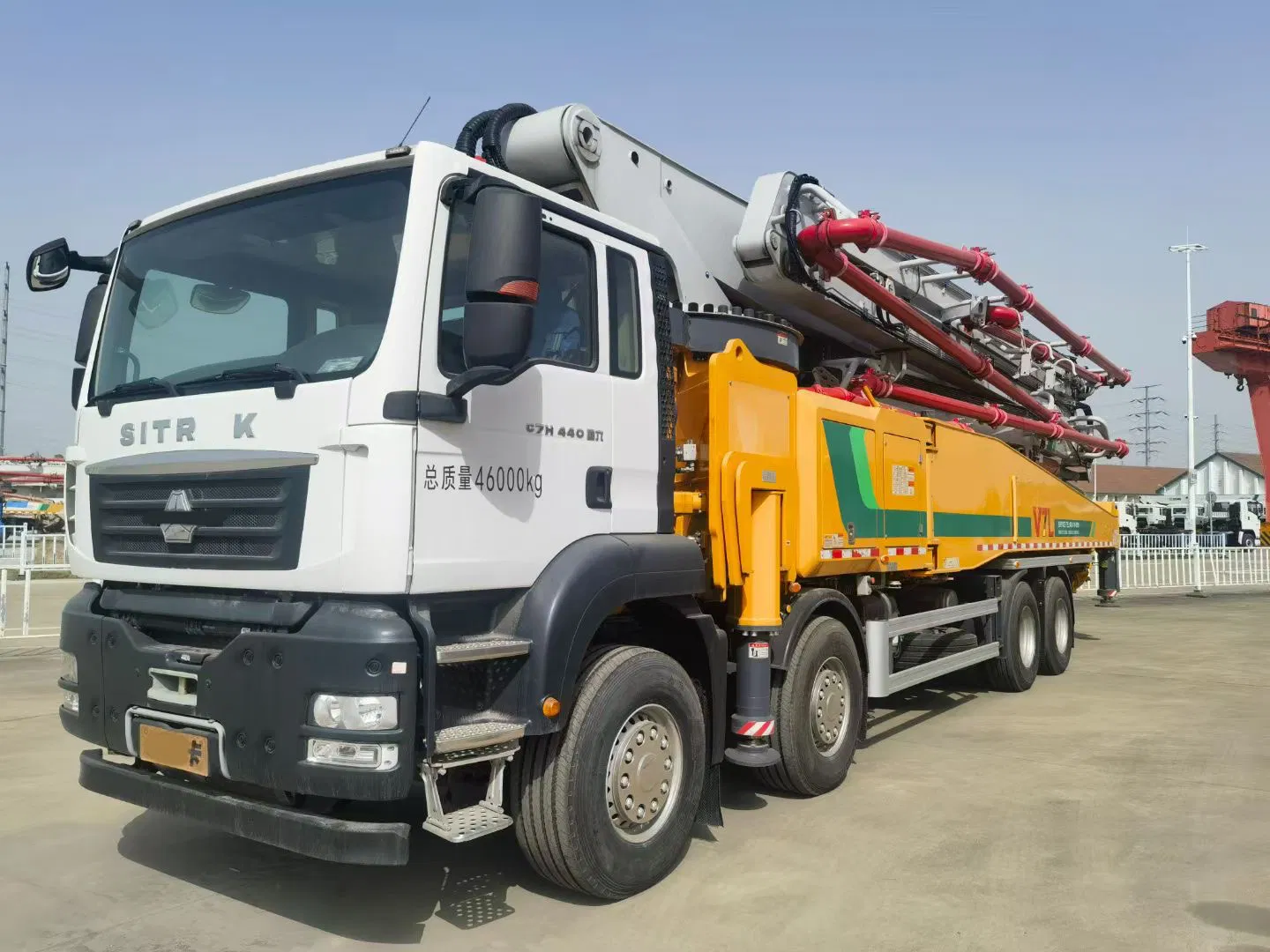 China Top Brand Schwing Diesel Engine Cement Pump Truck 62m 69m 72m 75m Truck-Mounted Concrete Pump Hb62V Hb69V Hb72V Hb75V