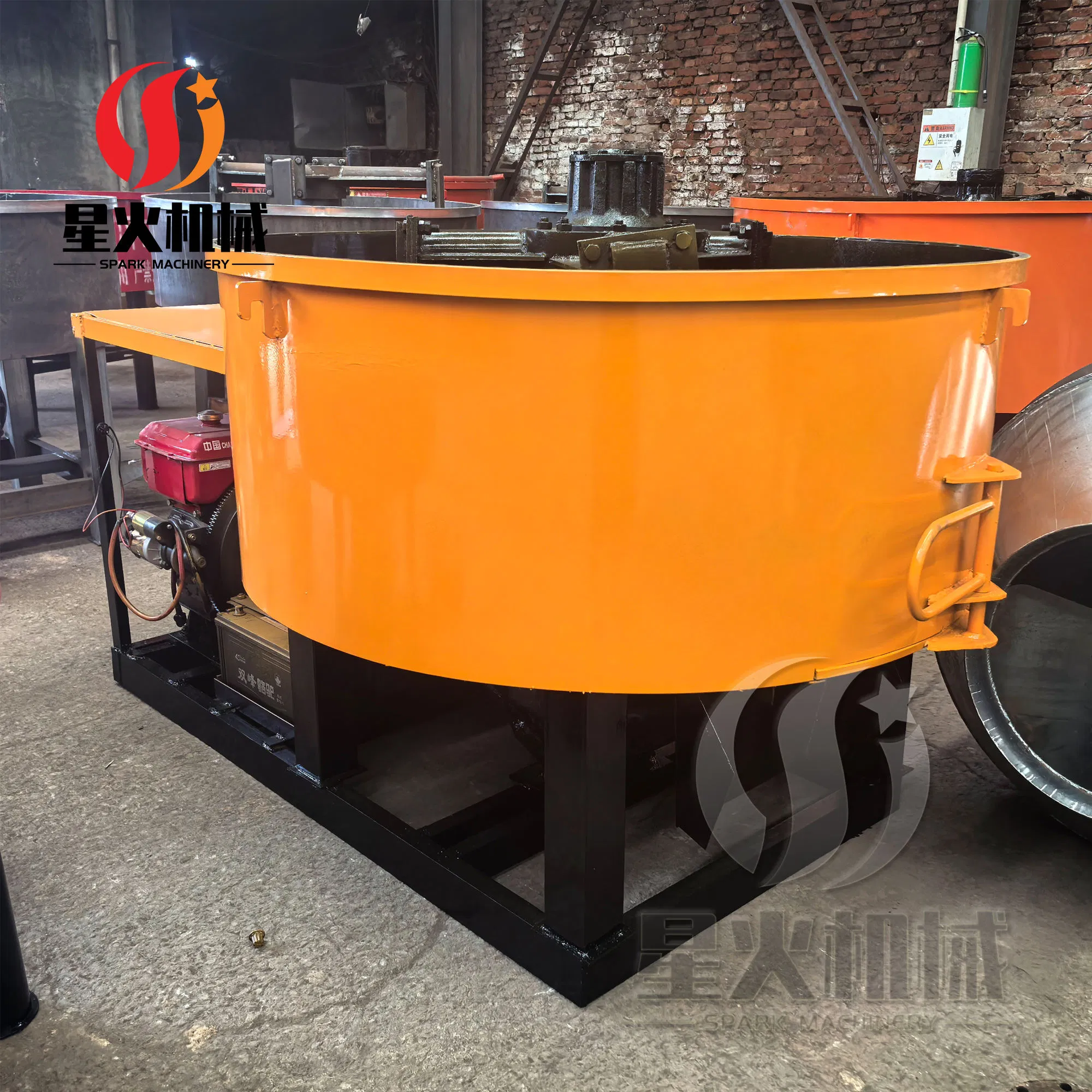 Customizable Jw 2000 Flexible Configuration Pan Concrete Mixer