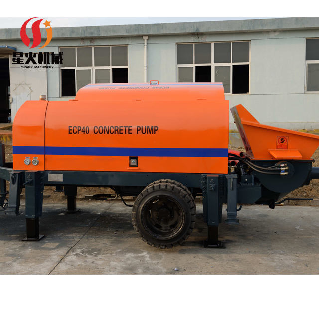 Small Portable Electric Engine Truck Mounted Concrete Mixer Pump