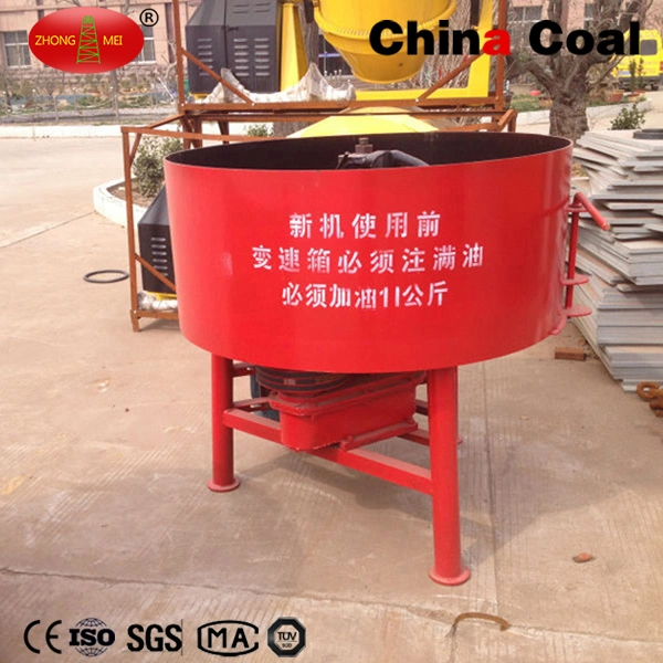 Pan Type Electric Horizontal Portable Concrete Cement Mixer Machine