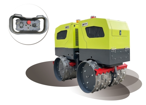 Release Hand 1800kg Road Roller Two Wheels Vibrating Trench Roller