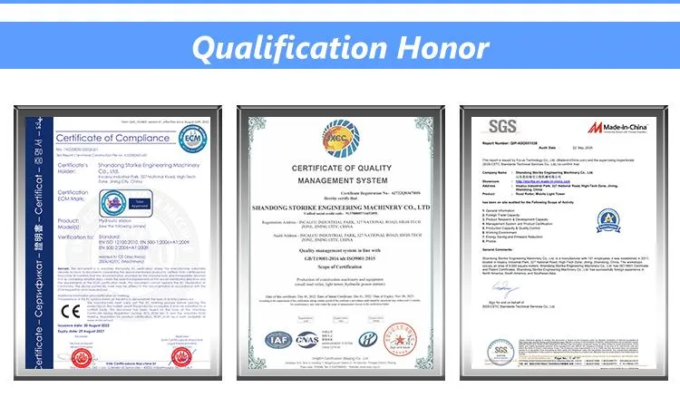 Certifications
