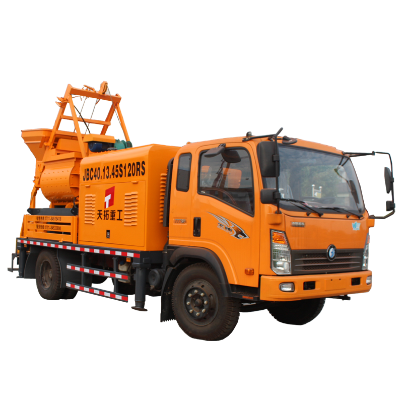 Customized Cement Shaanqi Chassis Mounted Electric Concrete Pump with Truck