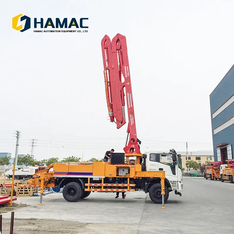 Hmc5030 China New Pumper Boom Cement Mounted Concrete Pump Truck Manufacture