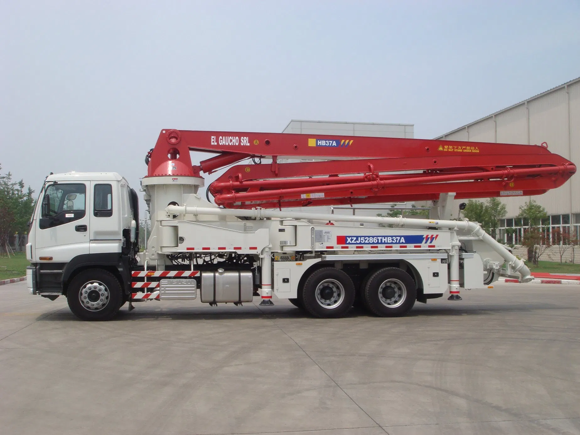 43m Concrete Truck Mounted Pumps Hb43V Pump Truck Hot Model for Algeria Market