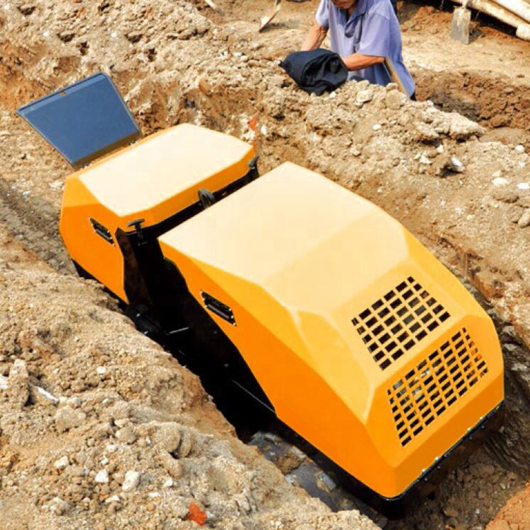 70kn Gasoline Engine Vibratory Road Roller Remote Control Trench Roller Wholesale Manufacturer