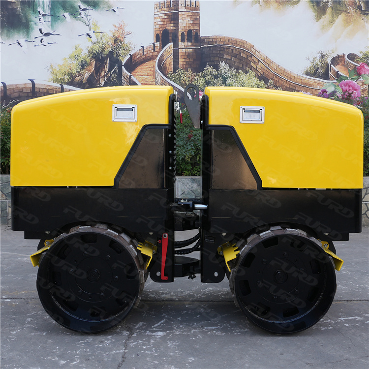 Smart Remote Controlled Trench Roller Vibratory Road Roller