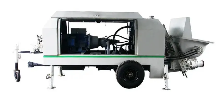 Trailer-Mounted Concrete Line Pump