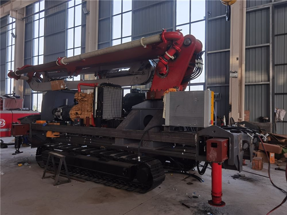 18m 21m 25m Crawler Swing Concrete Truck Mounted 18m Trailer Type Boom Pump