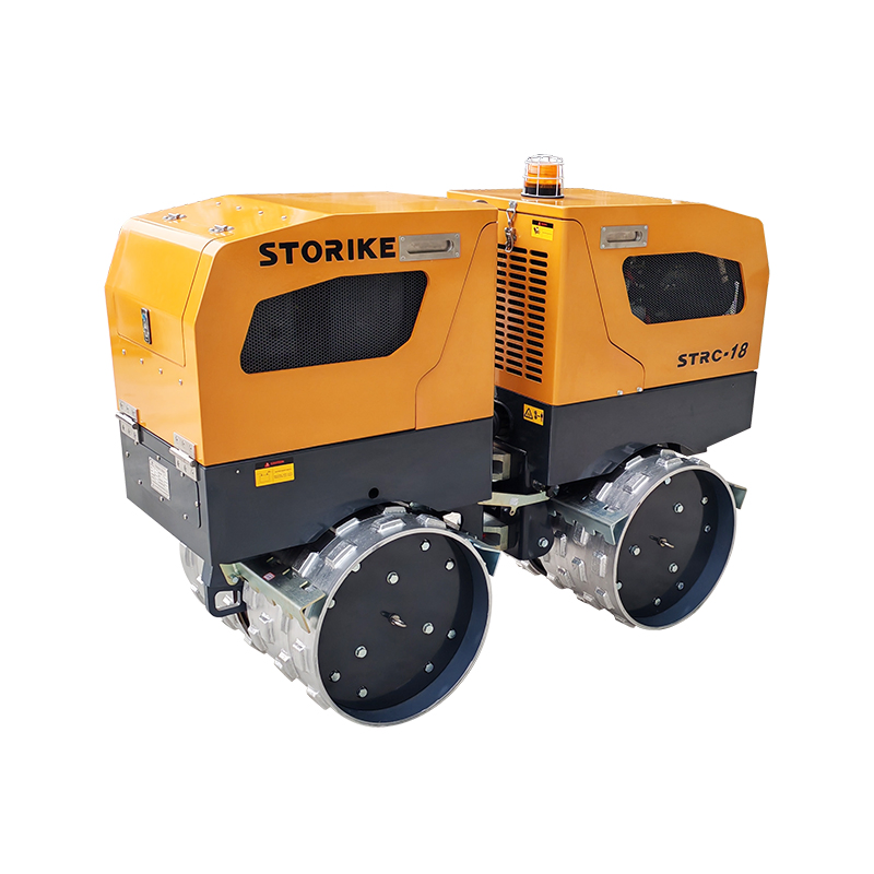 1.6 Ton to 1.8 Ton Hydraulic Vibratory Road Roller with Double Drum Remote Control Trench Vibratory Roller