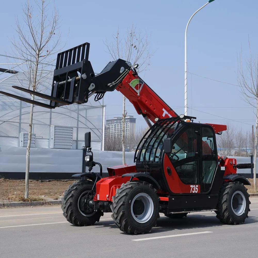 4.5 Ton 7m Lifting Height Telehandler Telescopic Handler Forklift