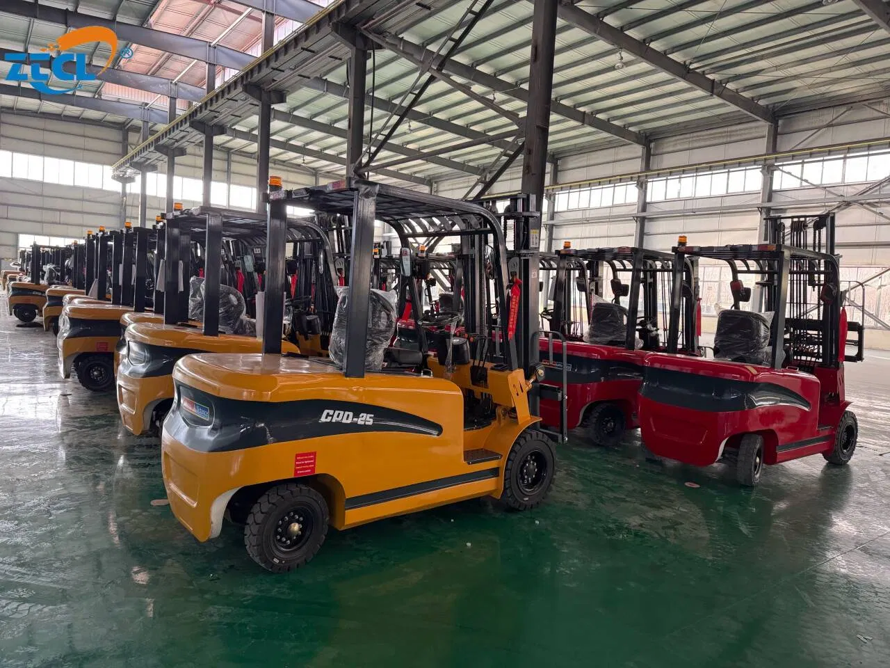 Ztcl Brand New Side Loader Full Electric Diesel Forklift Pallet Fork Lift Jack Stacker Truck Lifter